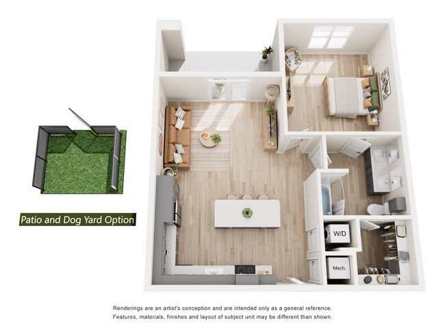 1B - 1B 3104 floor plan